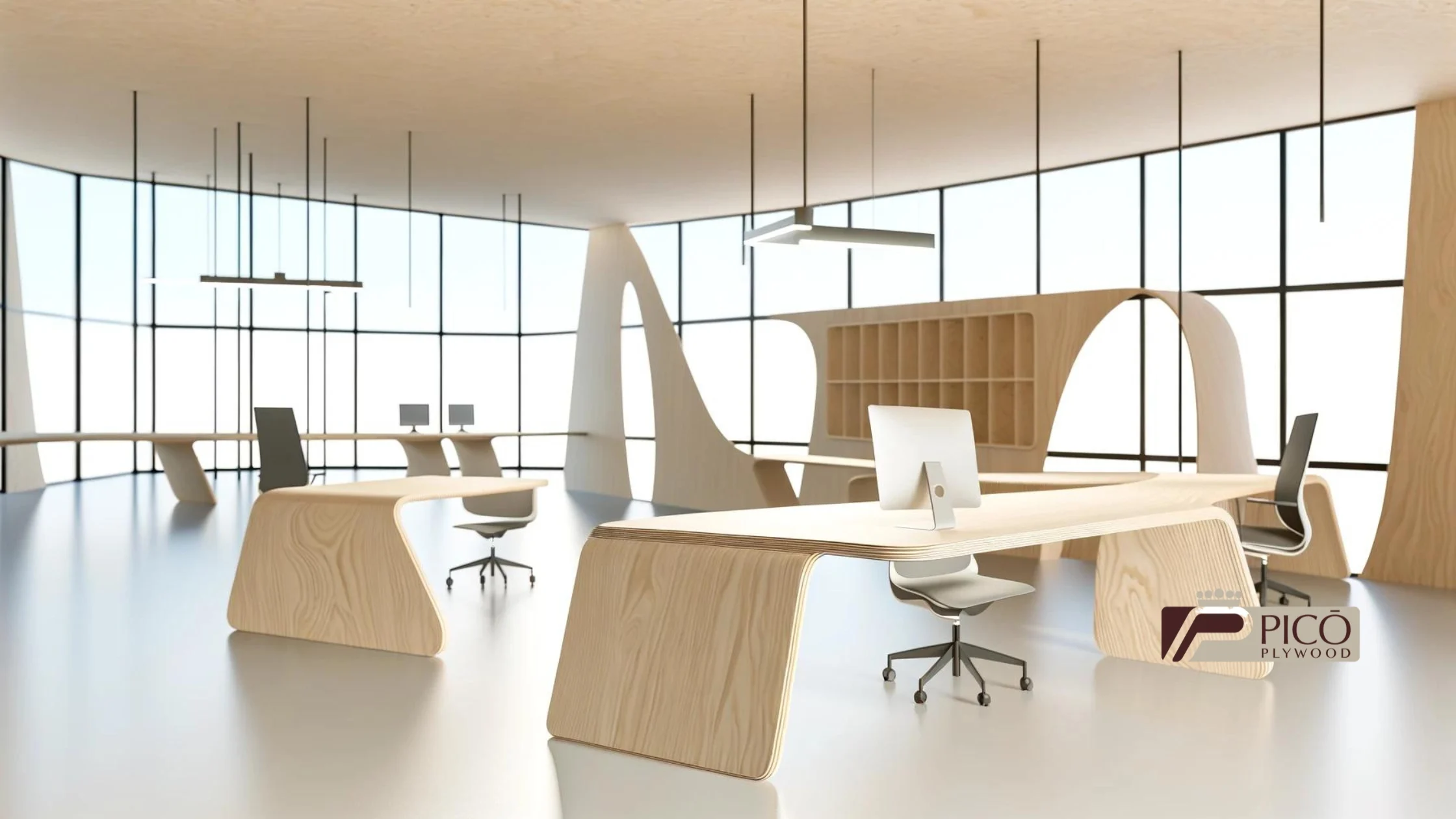 Plywood Supplier • Picó Plywood • Blog • Flexible Plywood Uses Office Chair