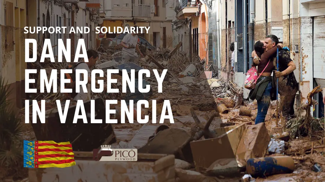 Plywood Supplier • Picó Plywood • Blog • Support and Solidarity DANA Emergency in Valencia